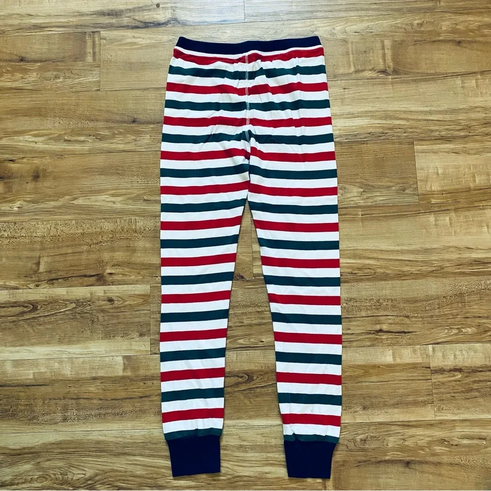 CREWCUTS Boy's 14 Striped Snug Fit Christmas Holiday Long Sleeve Cotton Pajamas